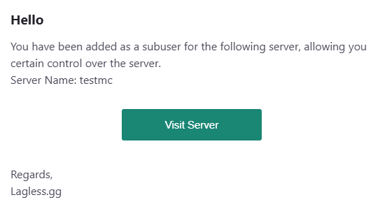 Added subuser
