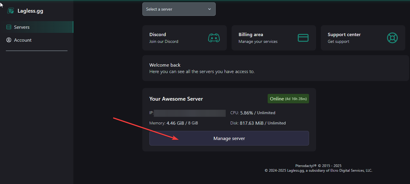 server-selector